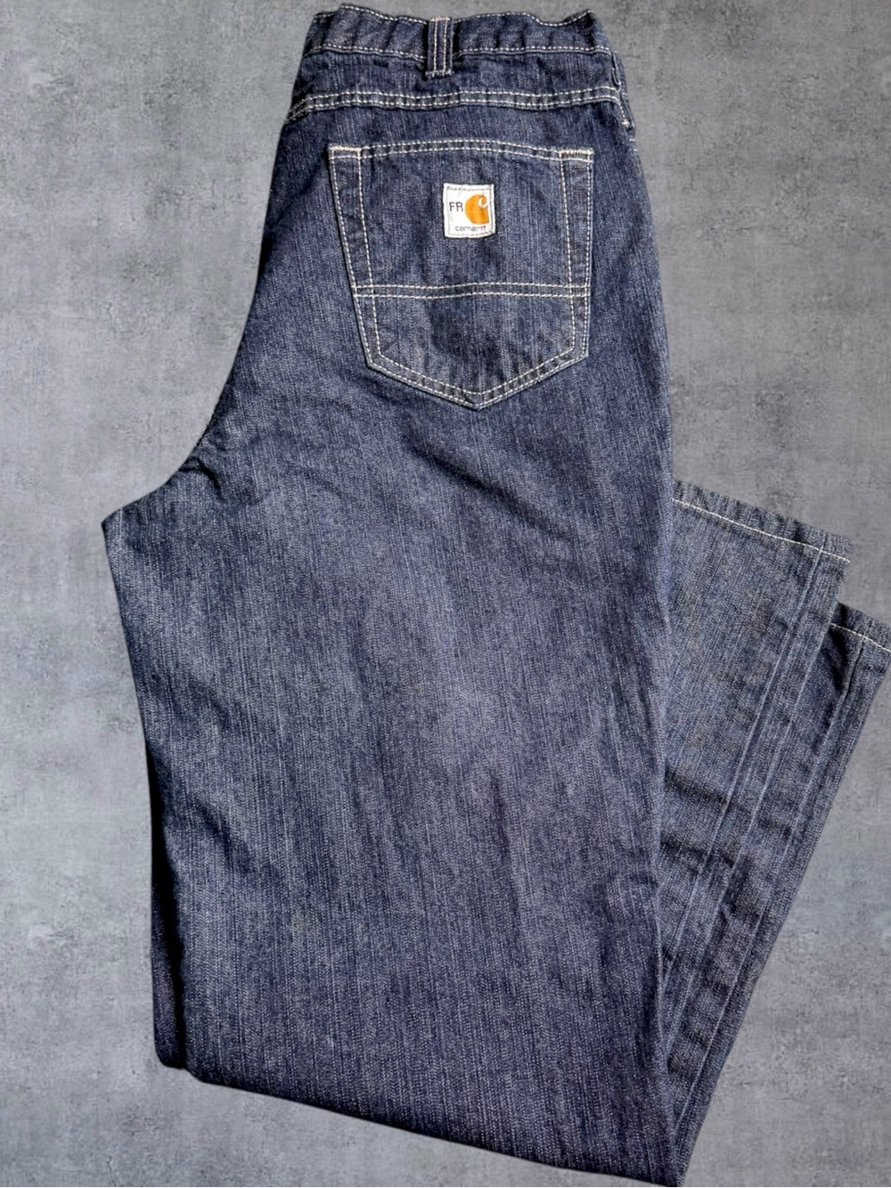 Carhartt FRB159 FR Jeans Mens 36x30 Flame Resistant Denim Workwear Relaxed